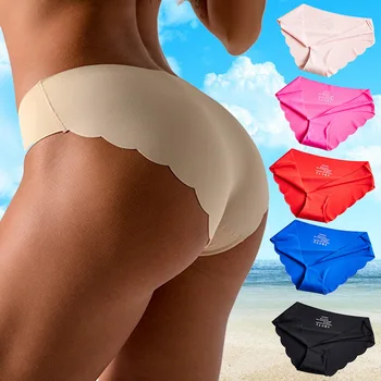 Women's Underwear Sexy Ice Silk Seamless Lingerie Panties One-piece Sexy Nylon Shorts Invisible Pant Low Waist Underpants Briefs
Women's Underwear Sexy Ice Silk Seamless Lingerie Panties One-piece Sexy Nylon Shorts Invisible Pant Low Waist Underpants Briefs