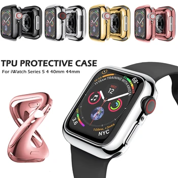 Protective Case Shell for Apple Watch iWatch 5 4 44mm 40mm Protector Frame TPU Cases Smart Watch Cover Ultra-thin HD Case
Protective Case Shell for Apple Watch iWatch 5 4 44mm 40mm Protector Frame TPU Cases Smart Watch Cover Ultra-thin HD Case