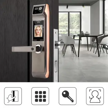 Face Facial Recognition Fingerprint Electronic Keyless Password Smart Security Door Lock IC Card Unlock
Face Facial Recognition Fingerprint Electronic Keyless Password Smart Security Door Lock IC Card Unlock