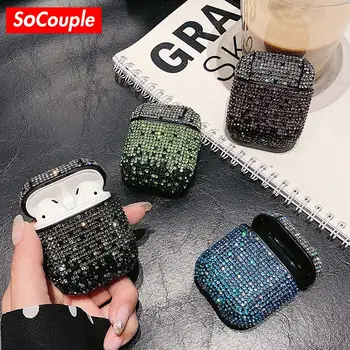 Bling Diamond Hard Case For Apple Airpods 2 1 Wireless Bluetooth Earphone Protective Charging box Phone Case Headset Cover 
Bling Diamond Hard Case For Apple Airpods 2 1 Wireless Bluetooth Earphone Protective Charging box Phone Case Headset Cover