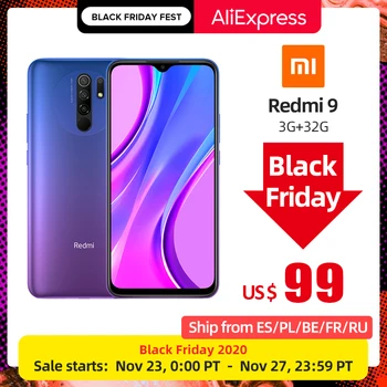 Global Version Redmi 9 3GB 32GB Smartphone Octa-core Media Tek Helio G80 13 MP Rear camera 5020 mAh Redmi 9 Type-c 6.53"
Global Version Redmi 9 3GB 32GB Smartphone Octa-core Media Tek Helio G80 13 MP Rear camera 5020 mAh Redmi 9 Type-c 6.53"
