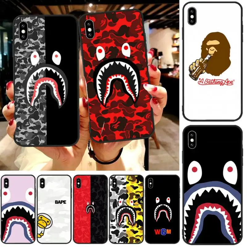 BAPE Trend Fundas Coque Carcasa for IPhone 11 Pro Max Case XR XS 12 7 8 Plus SE 2020 Cover Accessories Cascos
BAPE Trend Fundas Coque Carcasa for IPhone 11 Pro Max Case XR XS 12 7 8 Plus SE 2020 Cover Accessories Cascos