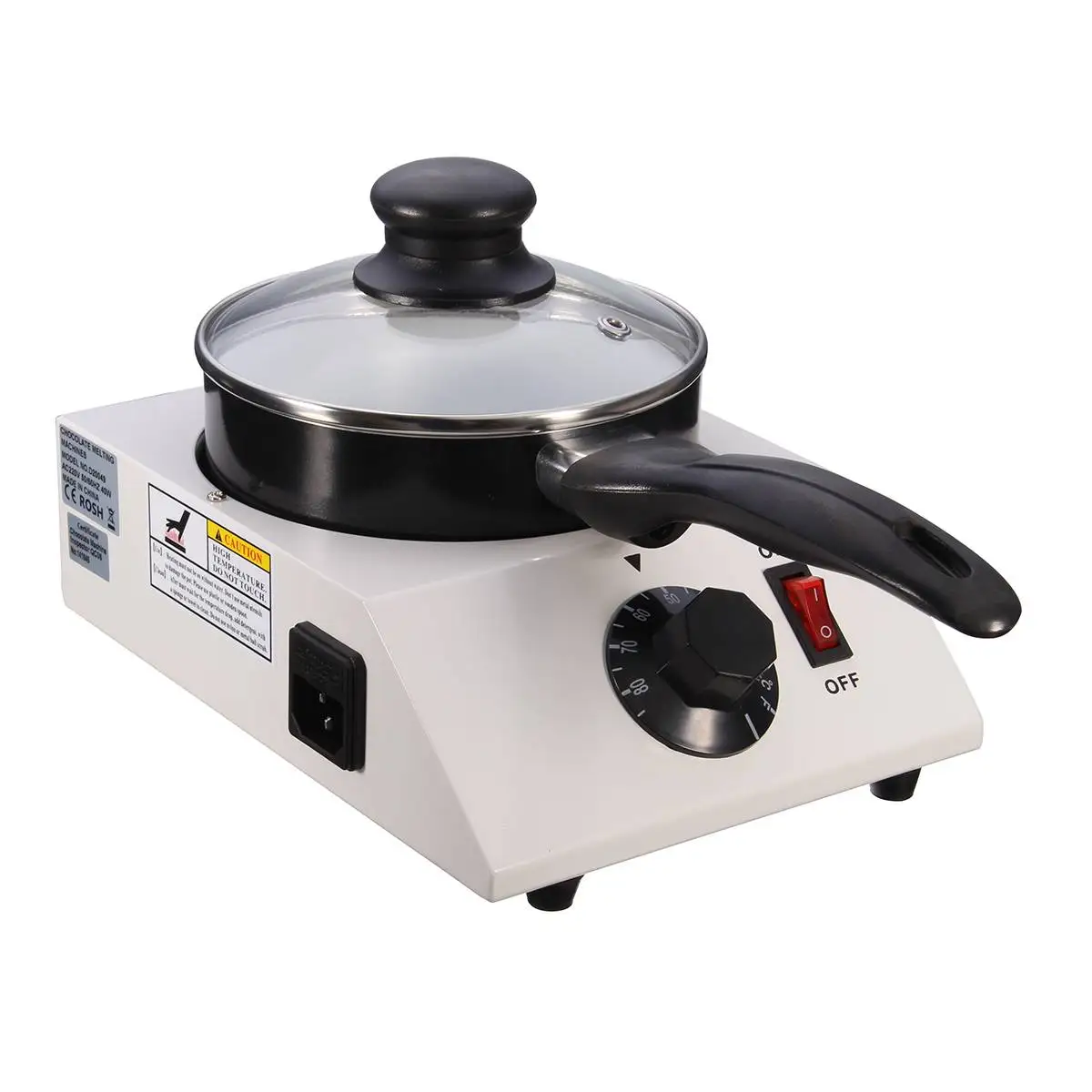 Electric Chocolate Cheese Melting Machine 40W Mini Ceramic Non-Stick Pot Tempering Cylinder Melter Pan With Single Pan Ceramic
Electric Chocolate Cheese Melting Machine 40W Mini Ceramic Non-Stick Pot Tempering Cylinder Melter Pan With Single Pan Ceramic