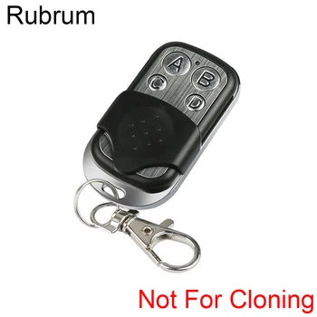 Rubrum 433 mhz Universal Wireless RF Remote Control Electric Gate Key Fob Learning Code Garage Door Controller Included Battery
Rubrum 433 mhz Universal Wireless RF Remote Control Electric Gate Key Fob Learning Code Garage Door Controller Included Battery