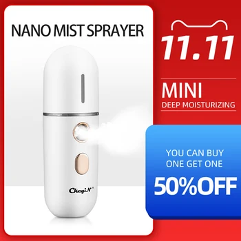 

Mini Nano Mist Sprayer Portable Facial Steamer USB Spa Nebulizer Humidifier Hydrating Anti-aging Wrinkle Face Spray Skin Care