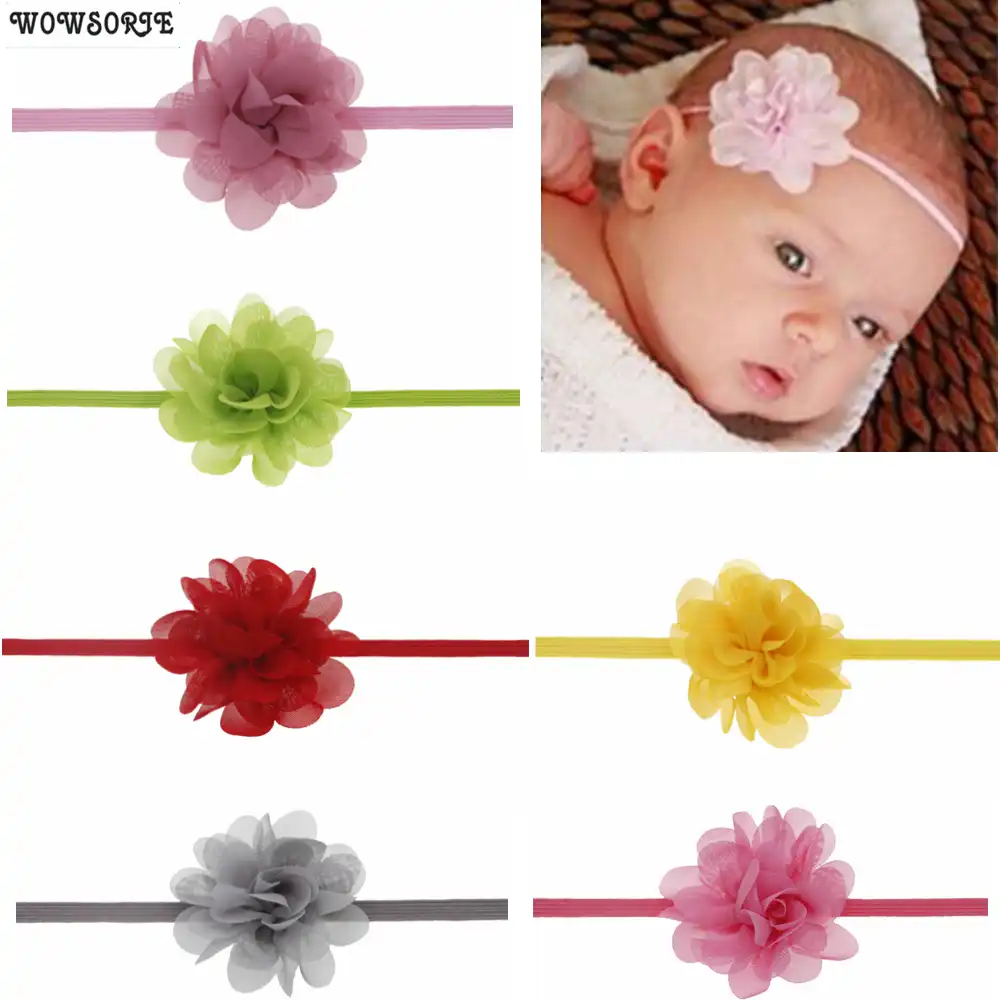 infant sunflower headband