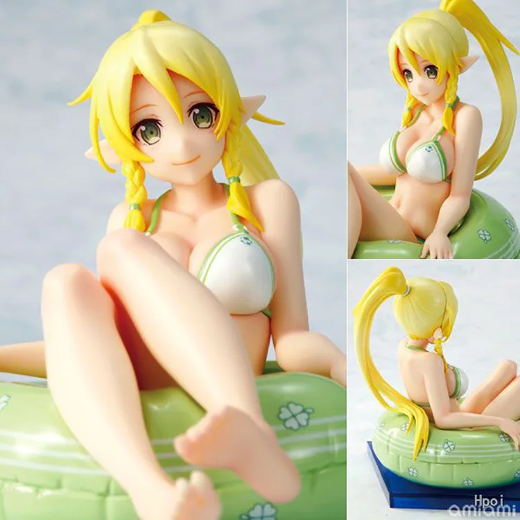 Sword Art Online Kirigaya Suguha Leafa купальник с кольцом Ver. Кукла игрушка из ПВХ украшение