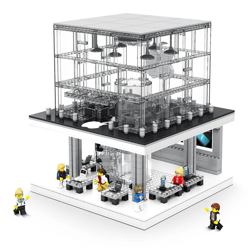 SEMBO City Street SD6900 Apple Store with Led Light Legoings City Building Blocks Light Verson Building Blocks Bricks Toy Gifts
SEMBO City Street SD6900 Apple Store with Led Light Legoings City Building Blocks Light Verson Building Blocks Bricks Toy Gifts