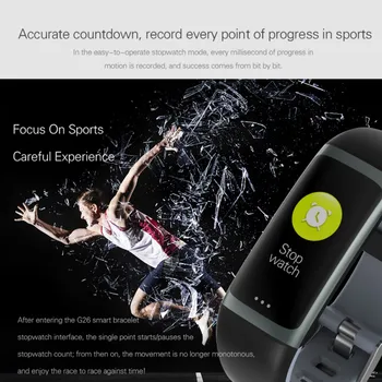 2019 G26 Smart Bracelet P67 Waterproof Multi Sport Mode Smart Wristband Heart Rate Blood Pressure Oxygen Fitness Bracelet
2019 G26 Smart Bracelet P67 Waterproof Multi Sport Mode Smart Wristband Heart Rate Blood Pressure Oxygen Fitness Bracelet