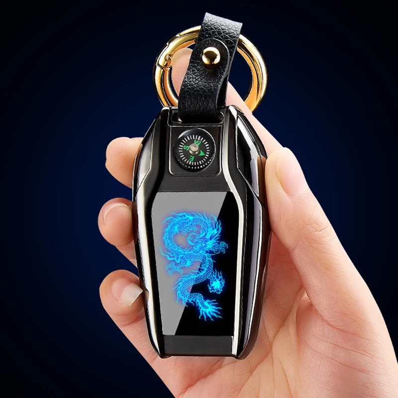 Compass Car Keychain Lighter Charging USB Personalized Cigarette Lighter Tengsten Heating Wire Encendedores Partern Is Random
Compass Car Keychain Lighter Charging USB Personalized Cigarette Lighter Tengsten Heating Wire Encendedores Partern Is Random