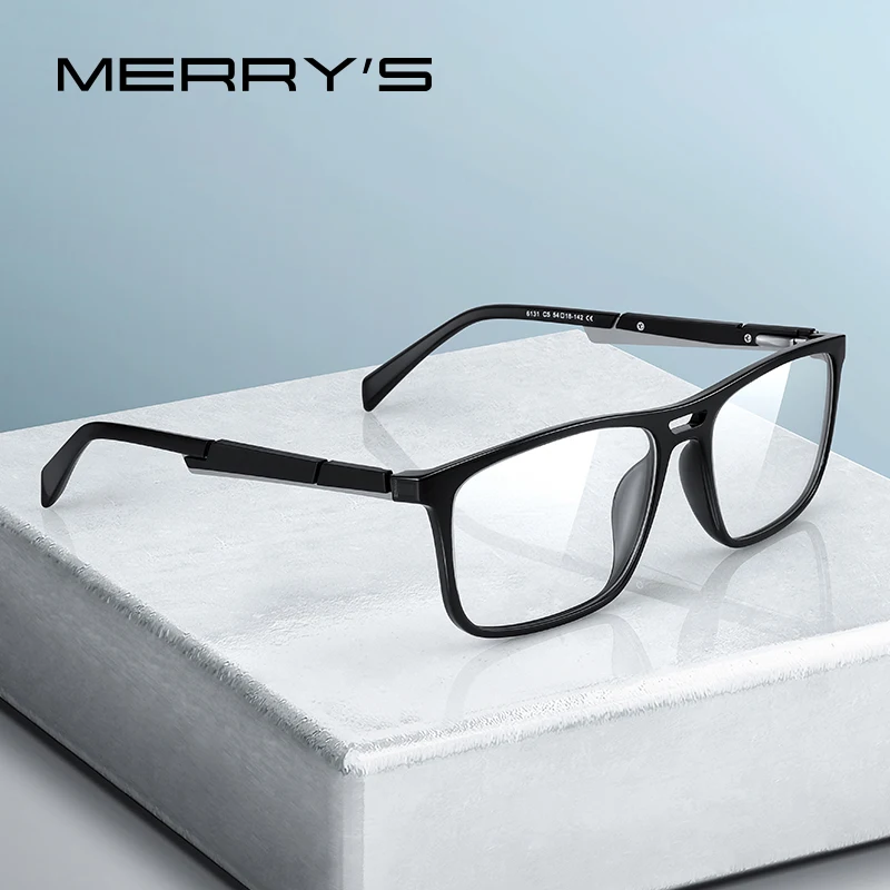 Фото MERRYS DESIGN Men Fashion Square Glasses Frames Myopia Prescription Optical Eyewear S2131 | Аксессуары для одежды
