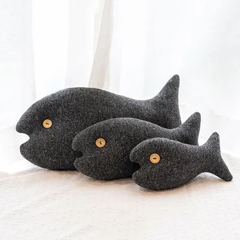 Pet Black Soft Plush 3D Fish Shape Cat Toy Interactive Gifts Fish Catnip Toys Stuffed Pillow Doll Simulation Fish Playing Toy
Pet Black Soft Plush 3D Fish Shape Cat Toy Interactive Gifts Fish Catnip Toys Stuffed Pillow Doll Simulation Fish Playing Toy