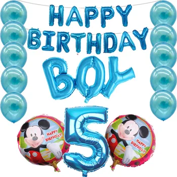 27pcs Happy Birthday Decoration Latex Balloon Mickey Minnie Number 1-9 Foil Ballon Baby Shower Number Balloon Kids Air Globos
27pcs Happy Birthday Decoration Latex Balloon Mickey Minnie Number 1-9 Foil Ballon Baby Shower Number Balloon Kids Air Globos