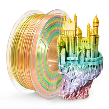 PLA Silk Filament 1KG Rainbow02 2.2lbs PLA Silk Textur 1.75MM-/+ 0.02MM Silk Filament Refills Biodegradable Material
PLA Silk Filament 1KG Rainbow02 2.2lbs PLA Silk Textur 1.75MM-/+ 0.02MM Silk Filament Refills Biodegradable Material