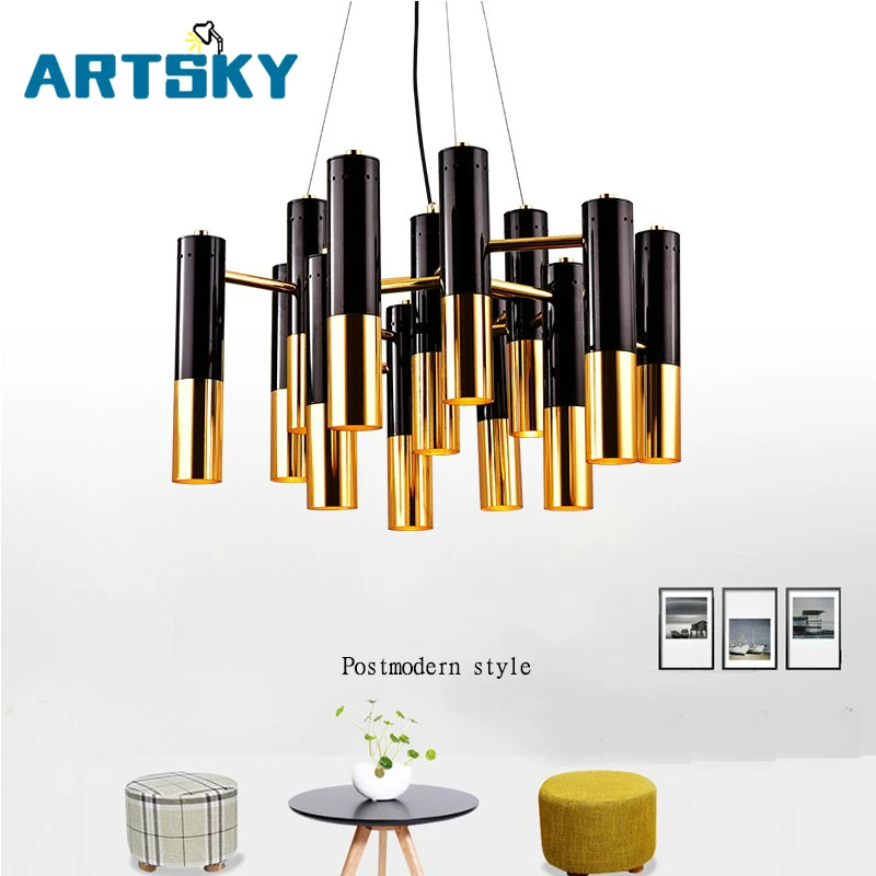 Modern Creative Nordic Style Aluminum Alloy Metal Pipe LED Personality Bedroom Chandelier
Modern Creative Nordic Style Aluminum Alloy Metal Pipe LED Personality Bedroom Chandelier