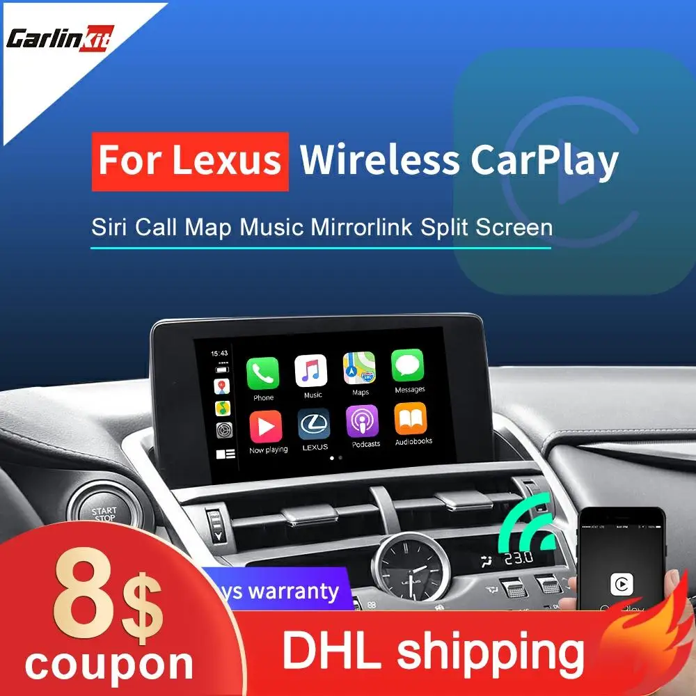 Carlinkit Wireless CarPlay for Lexus NX ES US iS CT RX GS LS LX LC RC 2014-2019 Multimedia interface CarPlay & Android Auto
Carlinkit Wireless CarPlay for Lexus NX ES US iS CT RX GS LS LX LC RC 2014-2019 Multimedia interface CarPlay & Android Auto