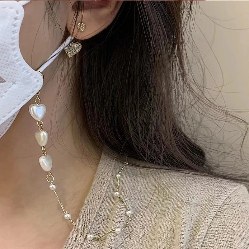 Acrylic Pearl Eyeglasses Chains For Women Simple Love Heart Pearl Mask Hanging Rope Fashion Jewelry Accessory Wholesale
Acrylic Pearl Eyeglasses Chains For Women Simple Love Heart Pearl Mask Hanging Rope Fashion Jewelry Accessory Wholesale