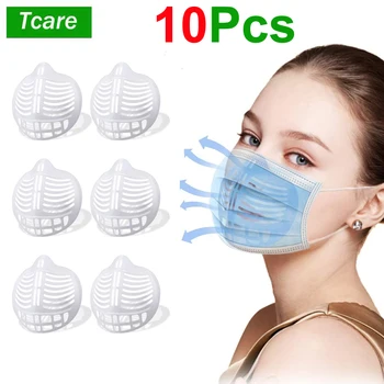 10Pcs/Set 3D Face Mask Bracket, Face Cover Inner Support Frame Made of Soft PE Face Holder for Breathing Washable Reusable
10Pcs/Set 3D Face Mask Bracket, Face Cover Inner Support Frame Made of Soft PE Face Holder for Breathing Washable Reusable