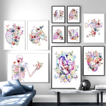 Flower Foot Bone Anatomy Wall Art Canvas Painting Nordic Posters and Prints Doctors Decorated Wall Pictures 
Flower Foot Bone Anatomy Wall Art Canvas Painting Nordic Posters and Prints Doctors Decorated Wall Pictures