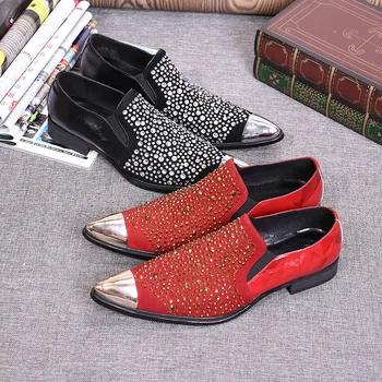 Sapato Masculino Men Shoe Genuine Leather Japanese Style Pointed Steel Toe Shoes Man Loafer Full Grain Leather Cow Leather Solid 
Sapato Masculino Men Shoe Genuine Leather Japanese Style Pointed Steel Toe Shoes Man Loafer Full Grain Leather Cow Leather Solid
