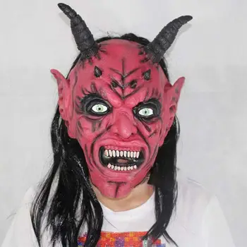 Mask Satan Devil April Fool's Day Halloween Dance Performance Red Devil Mask Ghost Mask of Terror
Mask Satan Devil April Fool's Day Halloween Dance Performance Red Devil Mask Ghost Mask of Terror