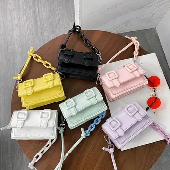Mini Shoulder Bags Ladies Chain Shoulder Messenger Bag PU Leather Casual Purse Women Solid Color Crossbody Handbag
Mini Shoulder Bags Ladies Chain Shoulder Messenger Bag PU Leather Casual Purse Women Solid Color Crossbody Handbag