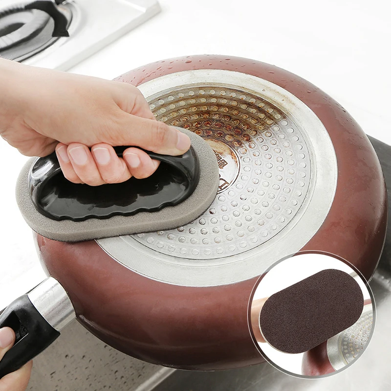 BEEMSK 1PCS Handle with handle emery sponge magic powder cleaning Kitchen Tool Wash Pan Kinfe Strong decontamination nano sponge
BEEMSK 1PCS Handle with handle emery sponge magic powder cleaning Kitchen Tool Wash Pan Kinfe Strong decontamination nano sponge