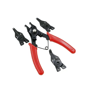 4 IN 1 Set Multi-function Pliers Snap Ring Pliers Tools Multi Crimp Tool Internal External Ring Remover 45°jaws 90°jaws
4 IN 1 Set Multi-function Pliers Snap Ring Pliers Tools Multi Crimp Tool Internal External Ring Remover 45°jaws 90°jaws