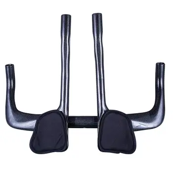 Glossy 3K Carbon Fiber Bike TT Bullhorn Bar Time Trial Triathlon Handlebar Aerobar Rest Bar Ends Sets
Glossy 3K Carbon Fiber Bike TT Bullhorn Bar Time Trial Triathlon Handlebar Aerobar Rest Bar Ends Sets