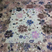 Wholesale Colorful African Luxury Quality Mesh Beaded Sequins Embroidered Floral Lace Tulle Fabric Polyester Net Sewing Material
Wholesale Colorful African Luxury Quality Mesh Beaded Sequins Embroidered Floral Lace Tulle Fabric Polyester Net Sewing Material