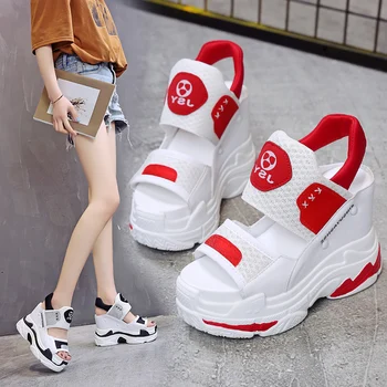 Clogs Wedge Sports Women's Sandals Strappy Heels All-Match Increasing Height Fashion Womens Shoes 2020 Muffins shoe Espadrilles
Clogs Wedge Sports Women's Sandals Strappy Heels All-Match Increasing Height Fashion Womens Shoes 2020 Muffins shoe Espadrilles