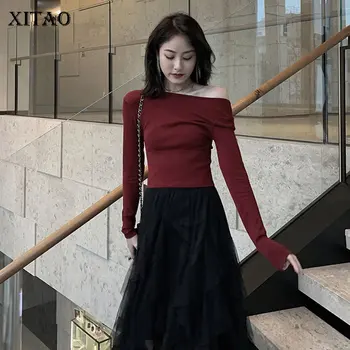 XITAO Bow Backless Sweater Knitted Sheath Knitted Off Shoulder Pullover Small Fresh Casual 2020 Spring Style Sweater DMY3759
XITAO Bow Backless Sweater Knitted Sheath Knitted Off Shoulder Pullover Small Fresh Casual 2020 Spring Style Sweater DMY3759