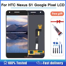 Écran tactile LCD de remplacement, 5 pouces, pour HTC Nexus S1, Google Pixel=