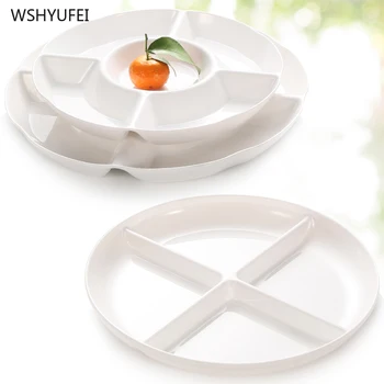 Creative White Imitation Porcelain Plate Cutlery Breakfast Snack Separate Snack Plate Hotel Restaurant Kitchen Family Supply
Creative White Imitation Porcelain Plate Cutlery Breakfast Snack Separate Snack Plate Hotel Restaurant Kitchen Family Supply
