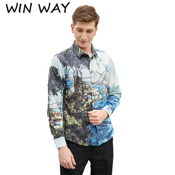 Win Way Fashion Man Casual Singer Printing Suits Clothing Spring Autumn Tide Slim Fit Party Shirt Size M-3XL Masculino Clothes 
Win Way Fashion Man Casual Singer Printing Suits Clothing Spring Autumn Tide Slim Fit Party Shirt Size M-3XL Masculino Clothes