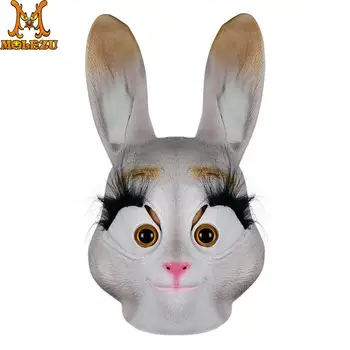 Molezu Animal Mask Cospaly Rabbit Mask Halloween Masquerade Party Mask Full Face Latex Mask
Molezu Animal Mask Cospaly Rabbit Mask Halloween Masquerade Party Mask Full Face Latex Mask