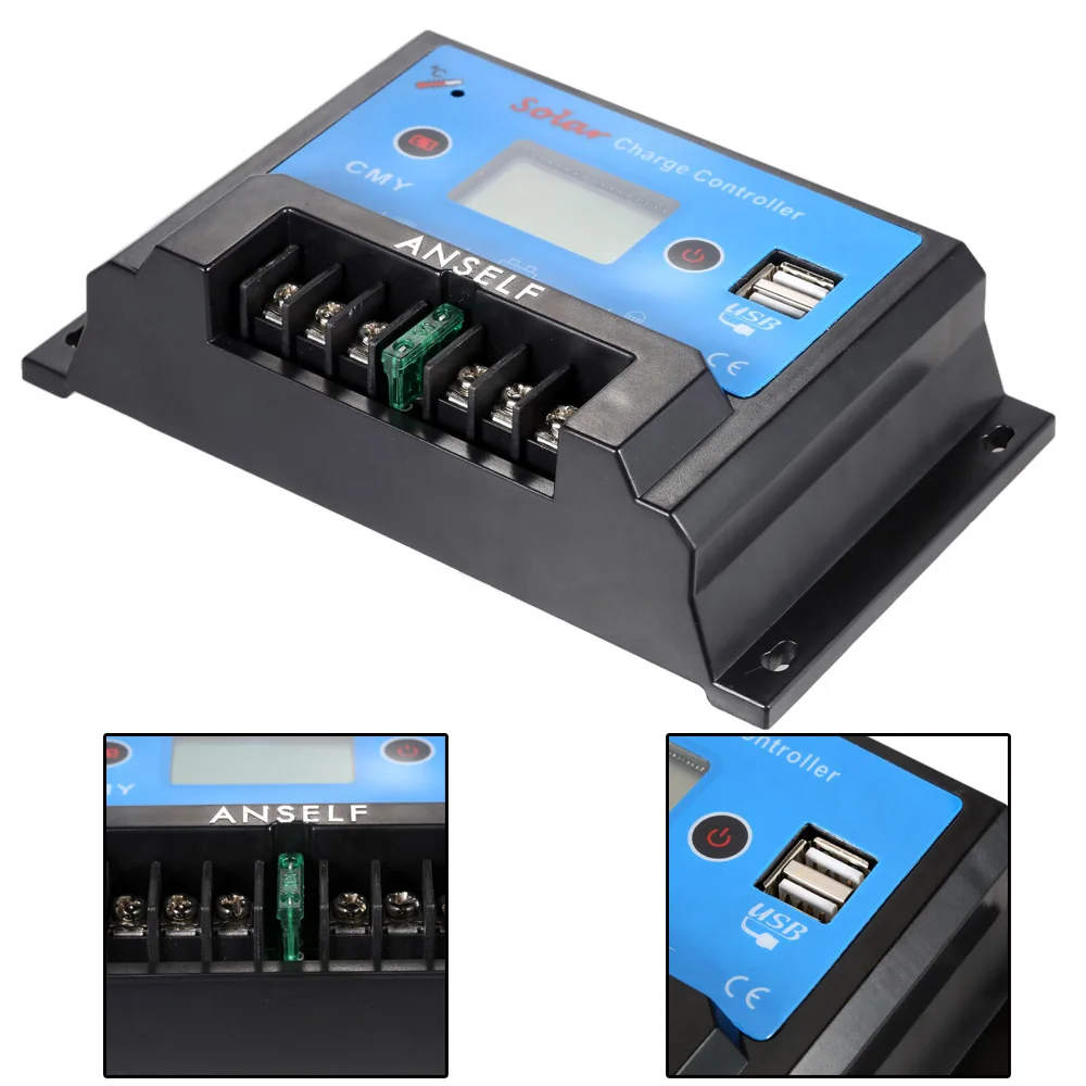 Hot New PWM Solar Controller LCD Display Solar Cell Panel Charge Battery for Solar Power System for Home Use 10A/20A 12V/24V
Hot New PWM Solar Controller LCD Display Solar Cell Panel Charge Battery for Solar Power System for Home Use 10A/20A 12V/24V
