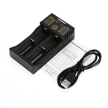 

LiitoKala Lii-202 USB Intelligent Battery Charger for 18650 26650 18350 14500 lii202 with Power Bank Function Ni-MH Lithium