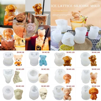 New DIY Net Red Bear Ice Cube Silicone Mold Stereoscopic Teddy Coffee Milk Tea Ice Cube Mold Skull Ball Mould Kitchen Ice Tool
New DIY Net Red Bear Ice Cube Silicone Mold Stereoscopic Teddy Coffee Milk Tea Ice Cube Mold Skull Ball Mould Kitchen Ice Tool