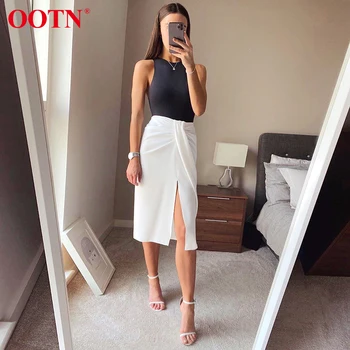 OOTN Ladies White Ruched High Waist Skirt Asymmetrical Lace Up Summer Skirt Casual Sexy Split Women Long Skirt Holiday Beach
OOTN Ladies White Ruched High Waist Skirt Asymmetrical Lace Up Summer Skirt Casual Sexy Split Women Long Skirt Holiday Beach