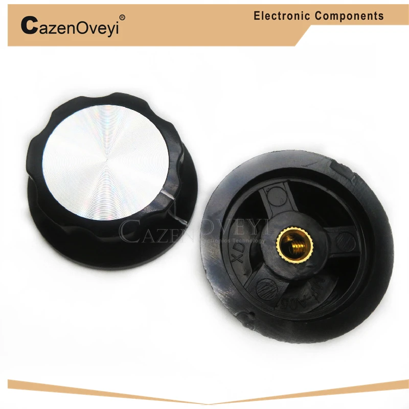 2pcs/lot Hat MF-A05 potentiometer knob WH118 WX050 bakelite knob copper core inner hole 6mm In Stock
2pcs/lot Hat MF-A05 potentiometer knob WH118 WX050 bakelite knob copper core inner hole 6mm In Stock