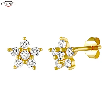 Korean 925 Sterling Silver Micro-embedded Crystal Starfish Personality Exquisite Earrings for Women Gold color star Stud Earring
Korean 925 Sterling Silver Micro-embedded Crystal Starfish Personality Exquisite Earrings for Women Gold color star Stud Earring