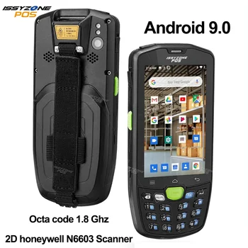 

Issyzonepos Handheld Android 9.0 Scanner Rugged PDA 2D Barcodes Scanner POS Termimal Bar codes Reader Data Collector 3GB 16GB