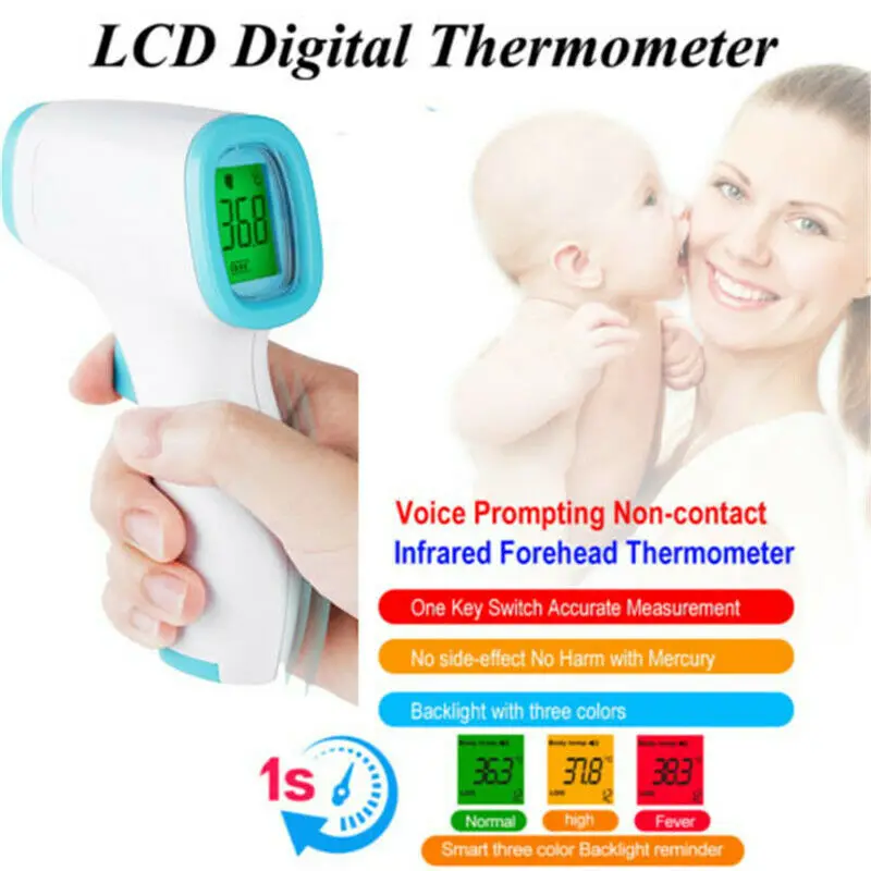 Forehead Temperature Meter Baby Infrared Electronic Thermometer Without Battery LCD Digital Non-contact IR Infrared Thermometer
Forehead Temperature Meter Baby Infrared Electronic Thermometer Without Battery LCD Digital Non-contact IR Infrared Thermometer
