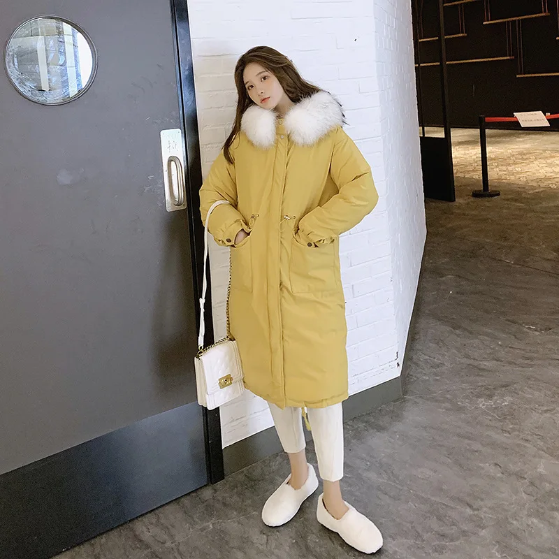 Cotton Coat Women's Mid-length Winter New Style Loose-Fit INS down Coat CHIC Waist Hugging Cotton-padded Clothes over-the-Knee D
Cotton Coat Women's Mid-length Winter New Style Loose-Fit INS down Coat CHIC Waist Hugging Cotton-padded Clothes over-the-Knee D