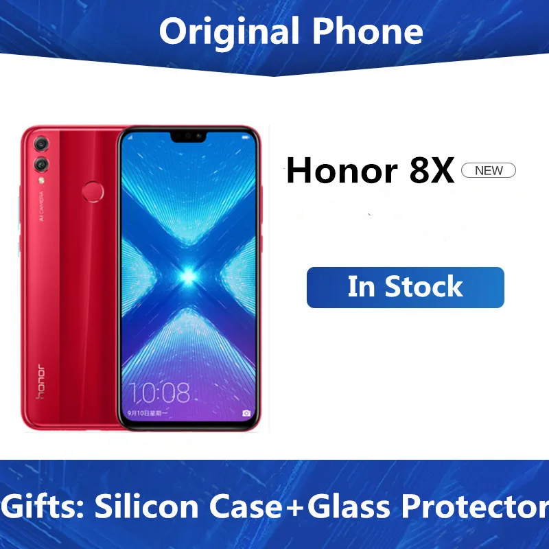 Honor 8X MobilePhone 6.5 inch Screen 3750mAh Battery Android 8.2 Dual Back 20MP Camera Multiple Language Smartphone
Honor 8X MobilePhone 6.5 inch Screen 3750mAh Battery Android 8.2 Dual Back 20MP Camera Multiple Language Smartphone