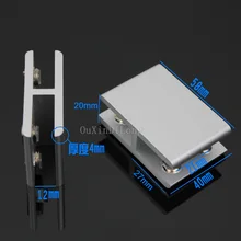 8PCS 2Ways Flat Glass Clamp 0Degrees Bracket Holder for Window Handrail Glass Aluminium Clamps for 10-12mm Glass
8PCS 2Ways Flat Glass Clamp 0Degrees Bracket Holder for Window Handrail Glass Aluminium Clamps for 10-12mm Glass