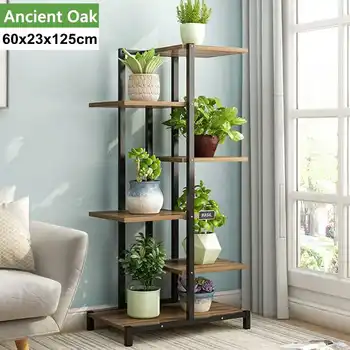 5 Tiers Wooden Iron Estante Plant Rack Display Shelf Home Indoor Outdoor Yard Garden Patio Balcony Flower Stands 60x23x125cm
5 Tiers Wooden Iron Estante Plant Rack Display Shelf Home Indoor Outdoor Yard Garden Patio Balcony Flower Stands 60x23x125cm