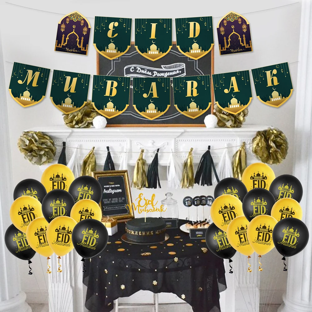 EID MUBARAK Balloon Banner Cookies Paper Gift Stickers Ramadan Muslim Islam Hajj Festival Favor Led Light Strip Party Decoration
EID MUBARAK Balloon Banner Cookies Paper Gift Stickers Ramadan Muslim Islam Hajj Festival Favor Led Light Strip Party Decoration