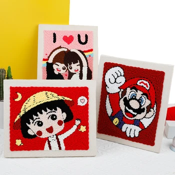 Punch Needle Embroidery Kit for Starter Punch Needle Cross Stitch for Beginner Handcraft Wall Painting Home Decor
Punch Needle Embroidery Kit for Starter Punch Needle Cross Stitch for Beginner Handcraft Wall Painting Home Decor